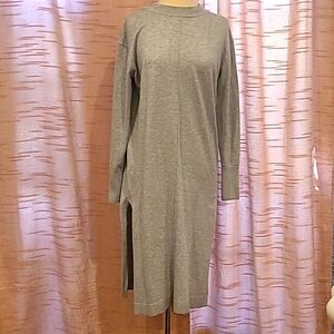 H&M grey sweater dress long sleeve szXS